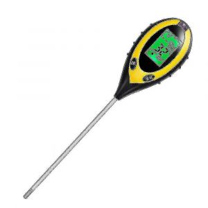 Testeur de sol 4 en 1 : pH, humidit&eacute;, acidit&eacute;, humidim&egrave;tre, kit de test pour plantes et d&eacute;tecteur de pH. - Neuf