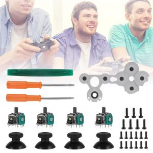 Kit De R&eacute;paration Pour Manette Xbox One : Joysticks, Capuchons De Pouce, Tournevis, Installation Facile - Neuf