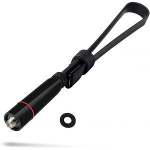 Antenne radio amateur tactique pliable &agrave; double bande SMA femelle de 15,3 pouces VHF/UHF 144 Mhz / 430 Mhz Antenne talkie-walkie pour UV-5R UV-82 BF-888S F8HP GT-3 Kenwood - Neuf