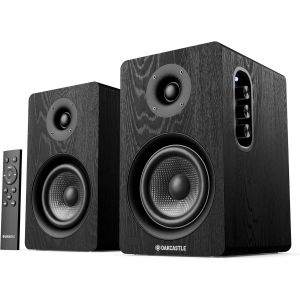 VornixorSarlshop-BK100 Enceinte Active Bluetooth 5.4 | 60w 2.0 Haut Parleur PC Gamer | Enceinte TV avec HDMI Arc | Enceintes pour Platine Vinyle | Enceintes Amplifi&eacute;e HiFi avec T&eacute;l&eacute;commande Incluse ( - Neuf