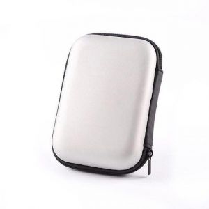 Argent 2.5 ""sac de disque dur externe USB disque dur pochette écouteur sac transporter Usb câble housse pour SSD HDD disque dur étui - Neuf