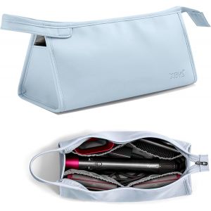 Kalanka-Sac De Rangement Pour Dyson Airwrap Styler Et Bigoudi Accessoires, Sac De Voyage Compatible Avec Sèche-Cheveux Dyson Supersonic, Étui De Rangement Pour Sèche-Cheveux (Bleu, Triangle) - Neuf