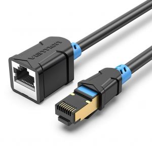 5M Rallonge RJ45 Cable Ethernet CAT 7 Réseau Câble Extension Mâle à Femelle 10Gbps 600MHz, Compatible avec PC, Panneau de Brassage, TV Box, Imprimante Réseau, Modem, Switch Ethernet - Neuf