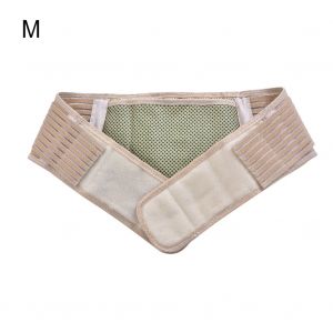 Ceinture De Soutien Lombaire Auto-Chauffante Et Reglable Avec Crochets Et Boucles (M) - Neuf