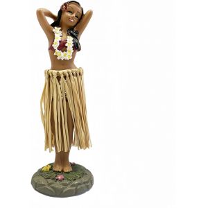 KALANKA-Hawaiian Hula Dashboard Doll, Figurine Poupée de Tableau de Bord Hawaïenne, Ornement De Voiture Hawaïenne Hula Doll, Décoration de Danseuse Hawaïenne, Décoration De Tableau De Bord De Voiture - Neuf