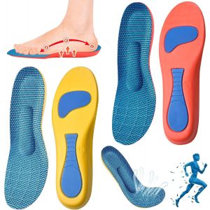 Kalanka-2 Paires Semelles Orthop&eacute;diques, Semelles Chaussures Confort, Semelle Orthop&eacute;dique Hommes Femmes, Et Aide &Agrave; Soulager Les Douleurs Du Pied Pour, Fasciite Plantaire,Pieds Plats (39-40) - Neuf