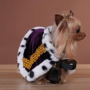 Kal-Pet Serial Lux Fur Cape Violette Pour Costume D'halloween, Costume De Roi Et De Reine, Prince Et Princesse, Taille Xs - Neuf