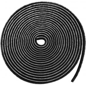 Joint Brosse Porte Coulissante,12m(L)X9mm(B)X5mm(D) Joint Fenetrepour Lsolation Phonique Porte,Joint Brosse Autocollant,Bande De Joint Brosse Porte Fenetre Isolation Anti Froid-Noir - Neuf