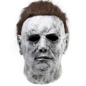 Halloween Michael Myers Horreur Latex Masque Couvre-Chef Accessoire De Fête - Neuf