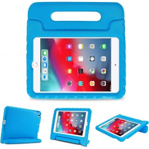 NAERYUT-Coque Enfant Antichoc Pour Ipad Mini 5/Mini 4(7.9 Pouces),A2133 A2124 A2126 A2125 A1538 A1550,Étui Housse De Protection Maximale,Très Résistante En Silicone,Poignée Réglable-Bleu - Neuf