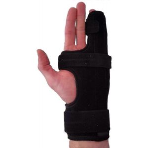 Métacarpien Gauche - Attelle De Doigt Petit/Moyen Attelle De Main Attelle De Doigt Petit Doigt Pour Les Fractures Du Boxeur,Anneau Cassé,Plâtre De L'auriculaire,Doigt À Ressaut Immobil - Neuf