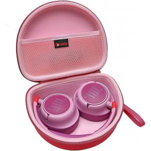 LORANKA-&eacute;tui Rigide pour jbl Junior 470 nc jbl jr460nc Casque Supra-auriculaire sans Fil de Bruit Active Bluetooth Housse (Rose) - Neuf