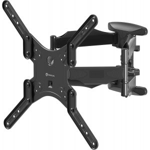 Bras Tv Mural Articul&eacute; Pour 37"" - 70"" Tv, Support Tv Mural Poids De 36,4 Kg - Accroche Television Mural Vesa 100X100-400X400/Support Television Mural Pivotant Inclinable Orientable M5-B Noir - Neuf