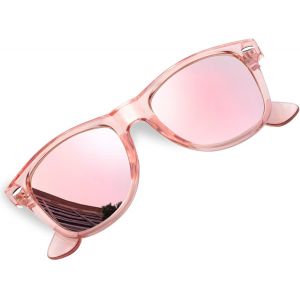 Ershi-Lunettes De Soleil Polarisées Homme Et Femme Mode Vintage Lunette De Soleil Rectangulaire Rétro Classique Protection 100% Uv[531] - Neuf