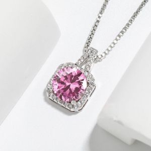 Collier Meilleur Pendentif Rose Étoile Pierre Quatre Pattes Sucre Pour Femmes - Neuf