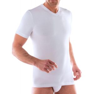 Jexnovashop-Liabel Lot De 2 Maillots Thermiques Pour Homme, 100 % Chaud, Coton, Interlock, Pour Homme, En Coton, Blanc Ou Noir - Neuf