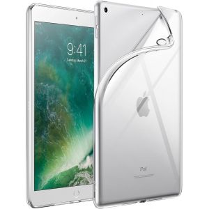 ELVORIX-Coque pour iPad 9,7 Pouces (6&egrave;me/5&egrave;me G&eacute;n&eacute;ration, 2018/2017), Souple TPU Transparent Fin Antichoc Tablette Housse &Eacute;tui (Transparente) - Neuf