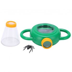 Attrape-Insectes Mignon, Forme Verte, Avec Base, Modele D'insecte, Pour Enfants, Cadeau De Culture D'interet - Neuf