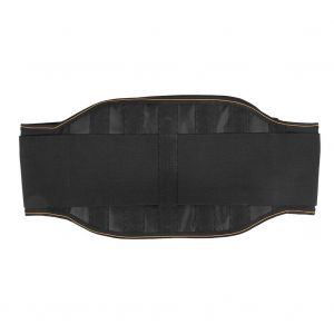 Ceinture De Maintien Auto-Chauffante A La Taille, Therapie Magnetique, Maintien Au Chaud, Fixation A La Taille (Noir + Bord Jaune), Taille M - Neuf