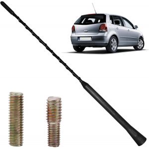 antenne d'autoradio,antenne d'autoradio Universelle 28 cm,antenne de Toit de Voiture,antenne Tige de Voiture,Tige d'antenne de Remplacement,antenne Tige de Voiture pour réception AM et FM - Neuf