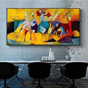 Moderne Abstrait Picasso CéLèBre Peinture Affiches Et Toile Tableau Peinture Murale Art pour Salon Decoration 50x100cm sans Cadre - Neuf