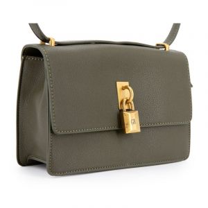 Sac bandouliere roselyse motif serpent avec cadenas dor&eacute; 22x15x8cm Femme GEORGES RECH - Neuf