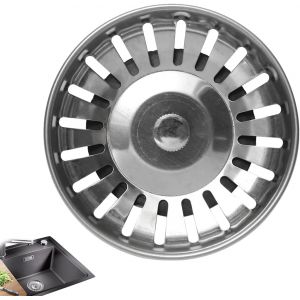 Jgd-2 Pcs Filtre Evier Cuisine Bouchon &Eacute;vier Cuisine,Filtre Evier Bouchon Filtre &Agrave; &Eacute;vier De Cuisine En Acier Inoxydable Filtre &Agrave; &Eacute;vier/Bouchon De Bonde Pour Votre Cuisine Salle Bain - Neuf