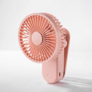 Mini ventilateur à pince Rose 4000 mAh, ventilateur à pince avec support magnétique, ventilateur portable USB 3 vitesses, puissant et silencieux pour la maison, le bureau, la table, le camping, etc. - Neuf