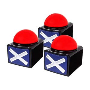 3pcs Jeu R&eacute;ponse Buzzer,Jeu Buzzer Alarme Son Bouton De Lecture Avec Lumi&egrave;re Trivia Quiz Got Talent Buzze - Neuf