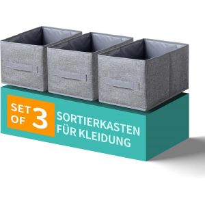 lbgwp60-Lot De 2 Boîtes De Rangement Pliables Pour Vêtements, Vêtements De Sport, Pantalons De Yoga, 30 X 21 X 18 Cm - Neuf
