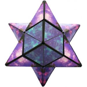 EHNGA-Cube Magique, 3D Infini Cube Magnétique Jouets, 3D Transformant Puzzle Créatif Jeu D'entraînement Cérébral, Cadeau Garçon Fille Jouet Enfant 8 9 10 11 Ans (Violet) - Neuf