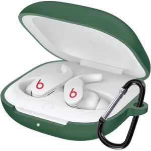 LORANKA-Housse en Silicone pour &Eacute;couteurs Bluetooth pour Beats Fit Pro Coque, Antichoc, Housse de Transport Compatible Beats Fit Pro &Eacute;couteur Bluetooth.Vert Fonc&eacute; - Neuf