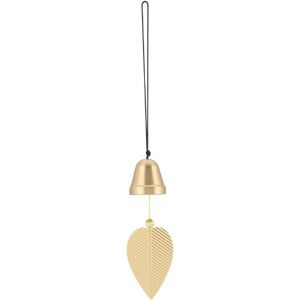 MEVRONISSHOP-Cloche D&eacute;corative &agrave; Suspendre en Feuille d'or 34.5cm en Laiton Porte Bonheur Carillon &Eacute;olien Ornement Chinois Feng Shui pour Richesse Pendentif Jardin de Pelouse de Porte d'arbre de No&euml;l - Neuf