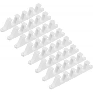 Ulteronixshop-8-Paquets Supports De R&eacute;glage Pour Chaise, Ajusteur De Support De Dossier &Agrave; 5 Positions Pour Chaises Longues Inclinables Et Mobilier De Jardin Ext&eacute;rieur Chaise Blanc - Neuf