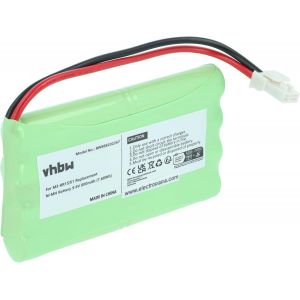 MEVRONISSHOP-Batterie Remplacement pour Somfy M3 HR15/51, 2400720, 5008956, 5071688 pour motorisation de Porte ou Portail (800mAh, 9,6V, NiMH) - Neuf