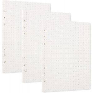 Lot De 135 Feuilles De Papier De Recharge A5 &Agrave; Pois - 6 Trous - Pour Carnet De Notes A5, Carnet De Notes, Carnet De Notes, Croquis, Peinture[Z353] - Neuf