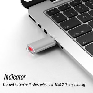 Cle USB 8 Go, Cl&eacute; USB 2.0 Flash Drive Stockage Disque M&eacute;moire Stick avec Cordes, Ensemble de Deux, Rose/Blanc - Neuf