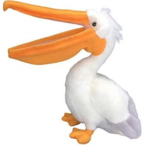 Peluche pélican en peluche, jouet oiseau en peluche pour enfants, jouet animal câlin, figurine d'oiseau, figurines éducatives d'oiseaux tropicaux, jouet Mcl - Neuf