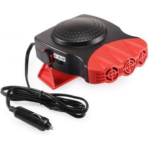 Chauffage de voiture portable 12 V 150 W pour le refroidissement, le chauffage, le dégivrage et le désembuage (rouge) - Neuf