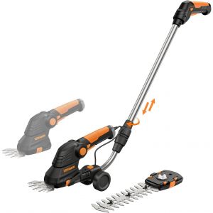 ASFASFq-DOVMAN GS03C 3 en 1 Cisaille Électrique, Ensemble de Poignée Télescopique, Charge Rapide de 80 Min, Poignée Réglable en Angle, Cisaille à Gazon sans Fil Portable 7,2V Idéale pour Couper l'her - Neuf