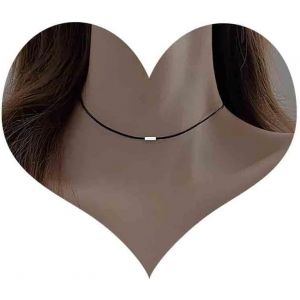 Collier Ras Du Cou En Cuir Boho Collier Ras Du Cou En Cuir Noir Collier Gothique En Cuir Su&eacute;d&eacute; Collier Noir Court Collier Carr&eacute; Minuscule Bijoux Pour Femmes Et Filles - Neuf