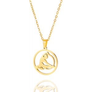 Kal-Inspiration Gymnastique Pendentif Collier Ballet Ballerine Sport Danse Solo Usa Gymnastique Choker Équipe Bijoux Fille Femme Coach Fille - Neuf