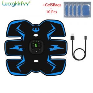 Smart Ems-Appareil De Musculation Électrique Sans Fil,Stimulateur De Muscles,Fitness,Entraînement Abdominal,Perte De Poids,Autocollants,Masseur Amincissant Pour Le Corps - Type M1 5 Gel - Neuf