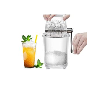 Broyeur Et R&acirc;pe &Agrave; Glace Manuel - Brise-Glace Portable &Agrave; Manivelle Pour La Maison, Les F&ecirc;tes, Les Pique-Niques Et Le Camping - Neuf