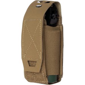 Support Molle Pour Lampe De Poche Pochette &Agrave; Chargeur Pochettes Tactiques Flashbang Pochettes D'outils Portables Multi-Usages 500d Nylon (Coyote Brown) - Neuf