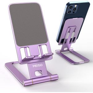 Support De T&eacute;l&eacute;phone Portable,Support De T&eacute;l&eacute;phone Enti&egrave;rement Pliable Pour Bureau,Compatible Avec La Station D'accueil Pour T&eacute;l&eacute;phone Portable De Bureau - Neuf