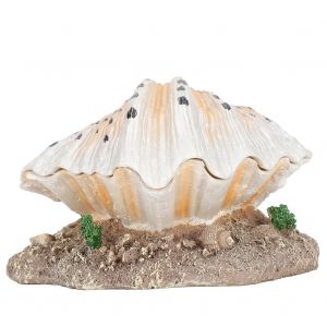 Hjlian Decoration D'aquarium En Forme De Coquille Saint-Jacques Artificielle Pour Decoration De Paysage - Neuf