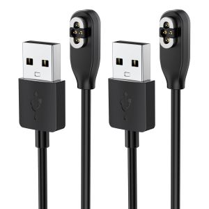 2 Packs Câbles de Chargeur pour Shokz OpenSwim Pro Casque, Cordon de Charge USB Magnétique Compatible avec Aftershokz Casque à Conduction Osseuse - 1M - Neuf
