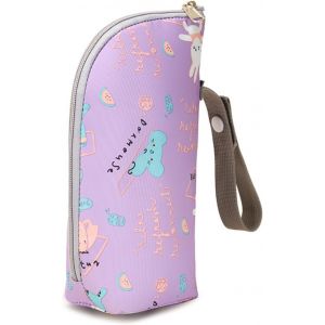 1 X Insulated Bag For Baby Bottle,Bottle Warmer For Baby,Portable Bottle Bag,Bottle Holder,For Stroller,Outdoor Travel,Baby Bag (Purple) - Neuf