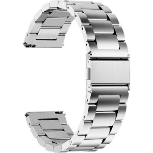 Eryi-Bracelet De Montre Unisexe En Acier Inoxydable À Libération Rapide Pour Montre 16 Mm, 18 Mm, 19 Mm, 20 Mm, 22 Mm, 24 Mm - Neuf